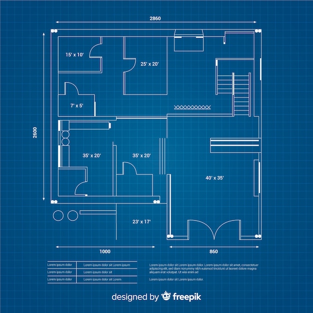 House sketch digital design concept