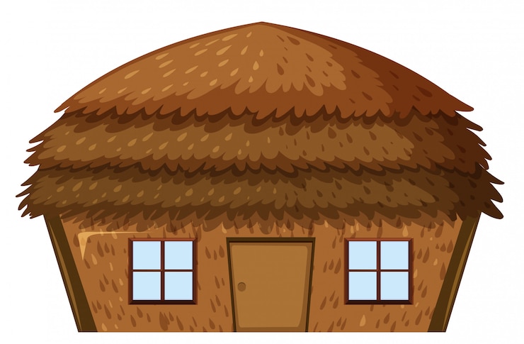 Free Vector a house on white background