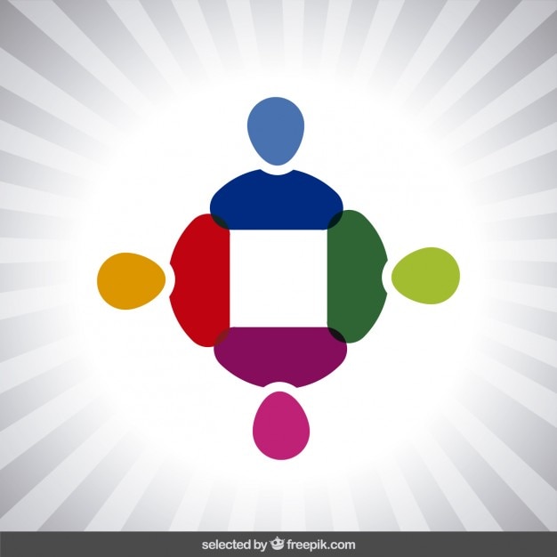 Бесплатное векторное изображение Аватары логотип человека