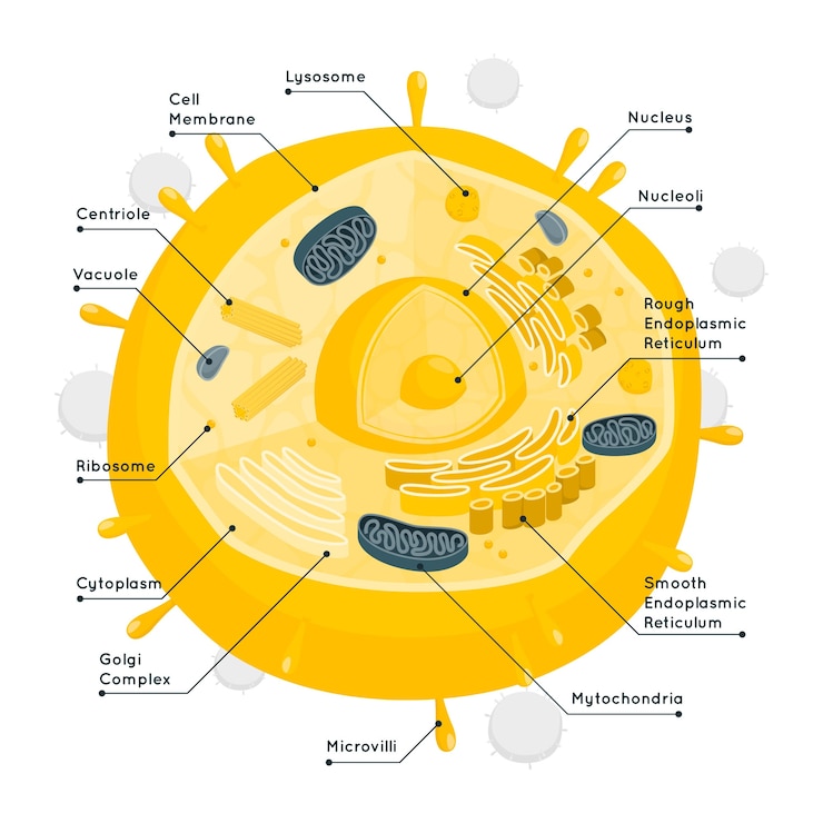 Free Vector human cell concept illustration