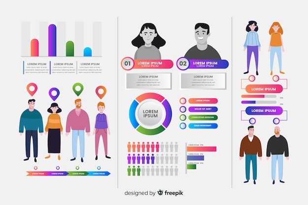 Human infographic