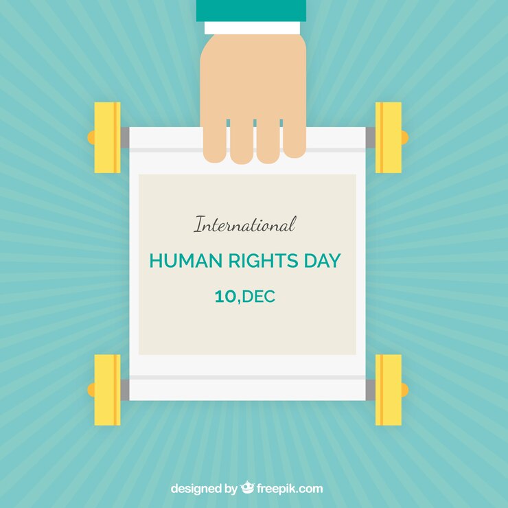 मुफ़्त वेक्टर human rights day, decree