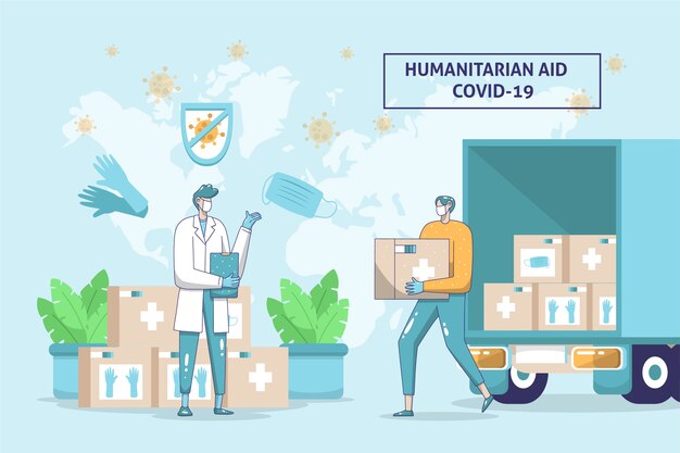 Humanitarian aid covid19