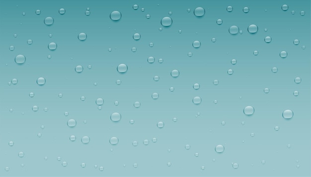 Humid mist water droplets background