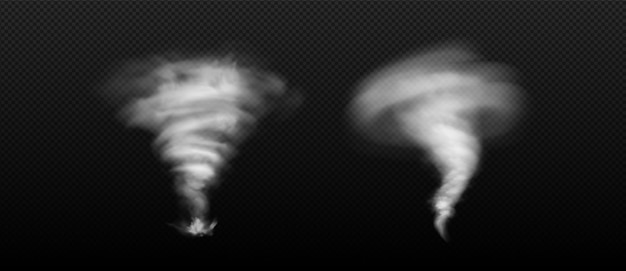 Бесплатное векторное изображение Ураганные вихри установлены
