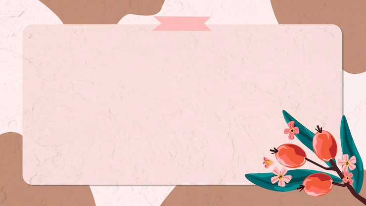Free Vector hypercicum berries frame with washi tape vector