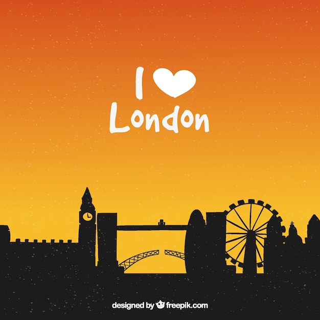 I love london skyline