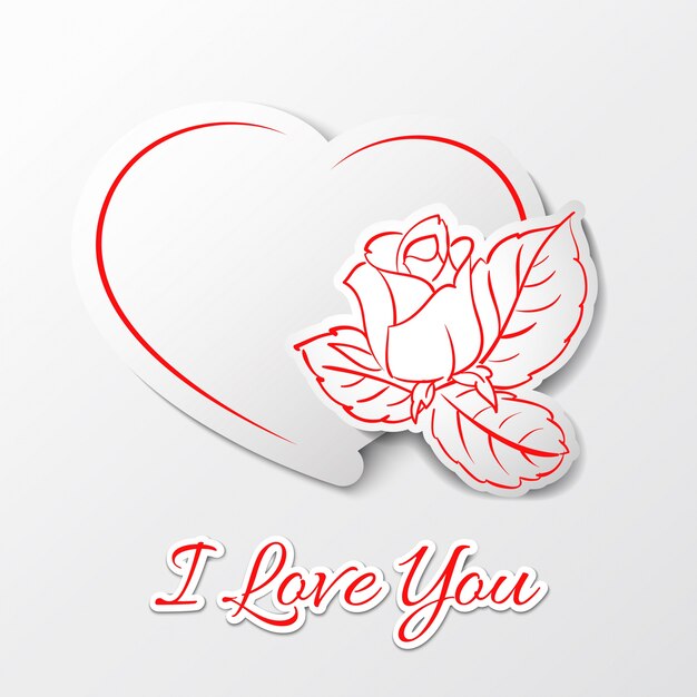 Я люблю тебя! День Святого Валентина.