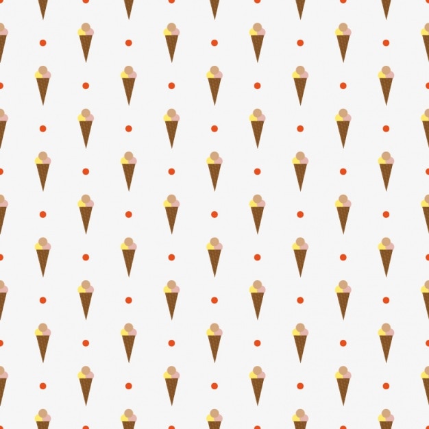 Ice cream pattern design