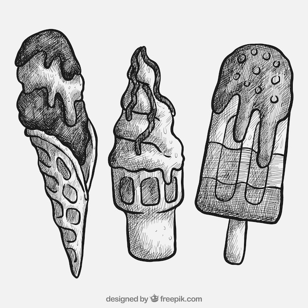 Ice cream sketches