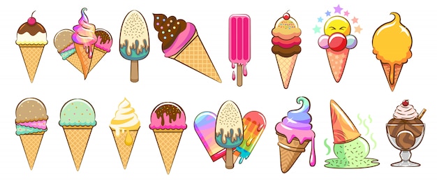 Ice cream vector clipart