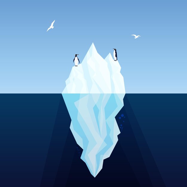 Iceberg illustrated