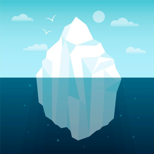 iceberg illustration