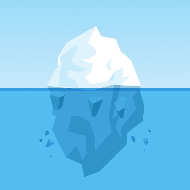 Free vector iceberg