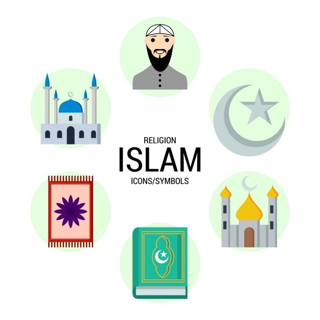 Free vector icons about islam