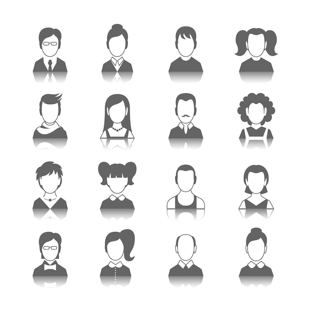 Free vector icons, avatars