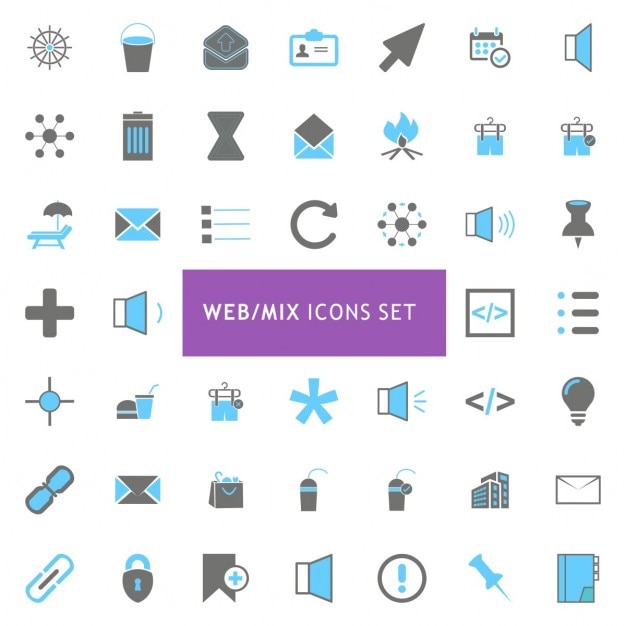 Free vector icons for web