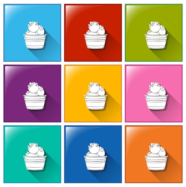 Free vector icons with icecream