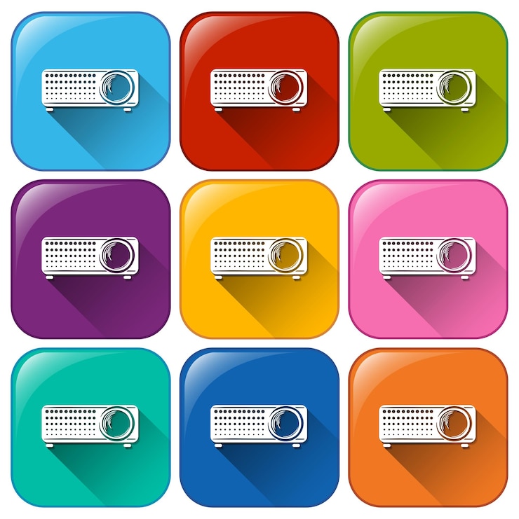 Free Vector icons with remote controls