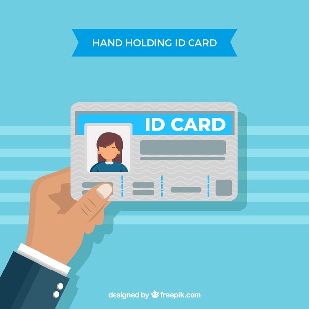 Id 카드 일러스트