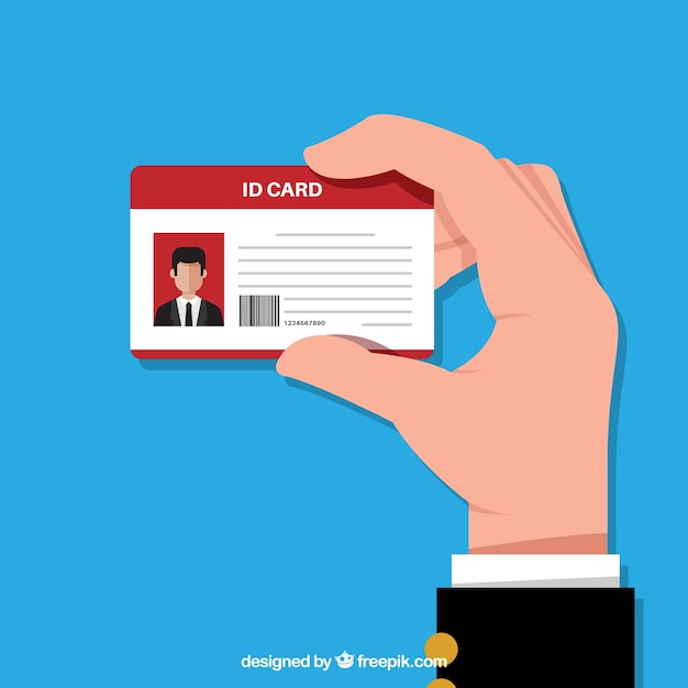 id card illustration