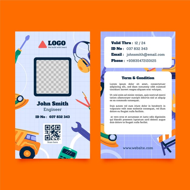 Construction Site Id Cards