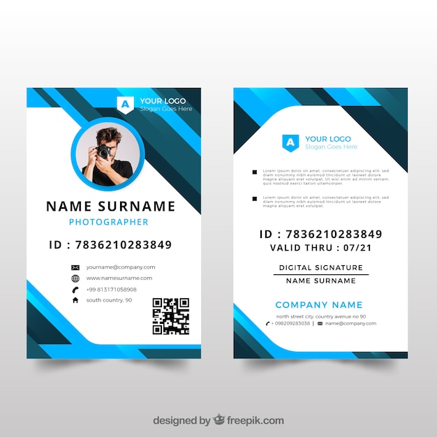 Download Free Id Card Designs Images Free Vectors Stock Photos Psd Use our free logo maker to create a logo and build your brand. Put your logo on business cards, promotional products, or your website for brand visibility.