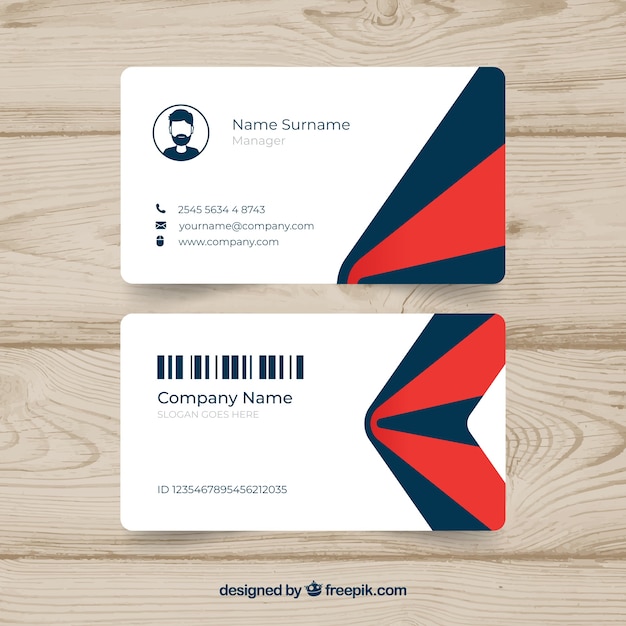 Id card template