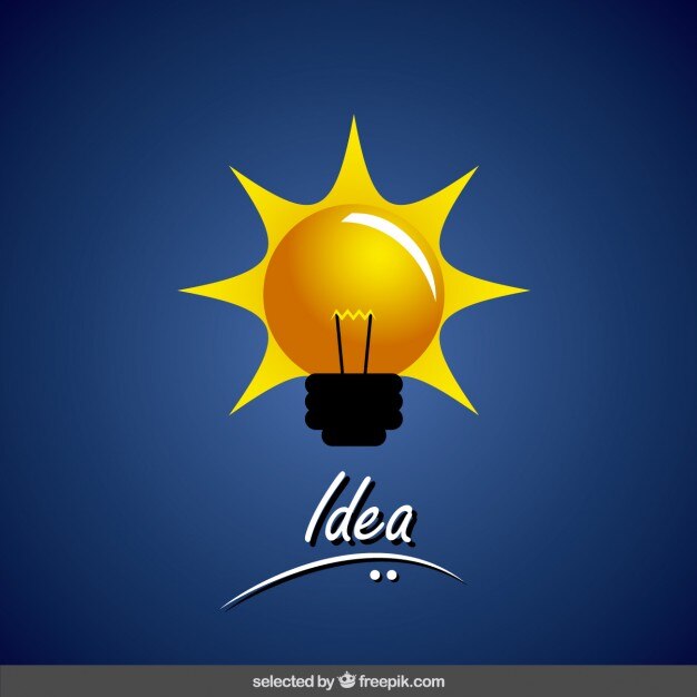 मुफ़्त वेक्टर idea concept with bulb