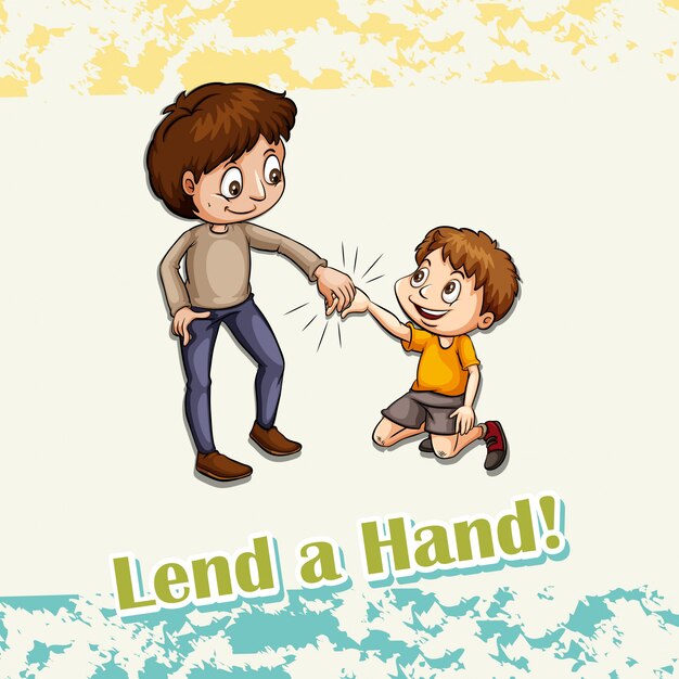 Idiom lend a hand