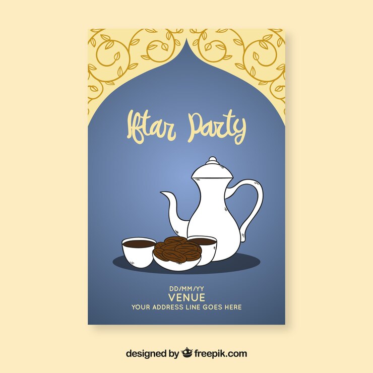 Free Vector iftar party
