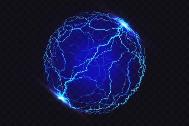 Free vector illuminated ball light effect