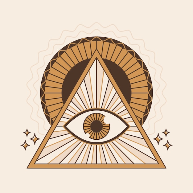Illuminati symbol illustration