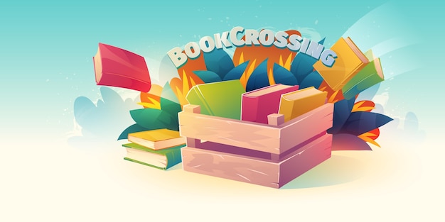 Illustrated book fair background