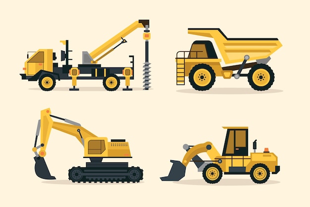 Illustrated excavators collection