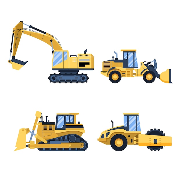 Illustrated excavators pack