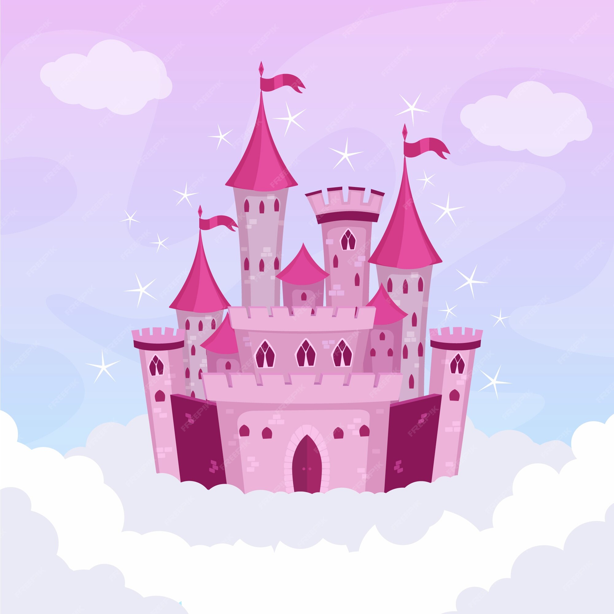 princess belle castle background