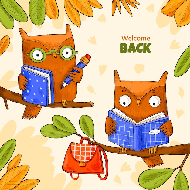 Illustration for back to school season