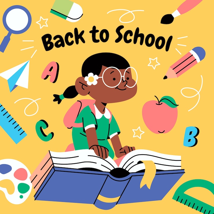 Free Vector illustration for back to school season