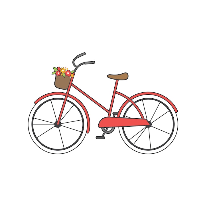 無料Vector 自転車のイラスト