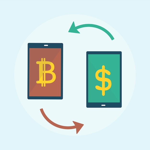 Illustration of bitcoin concept