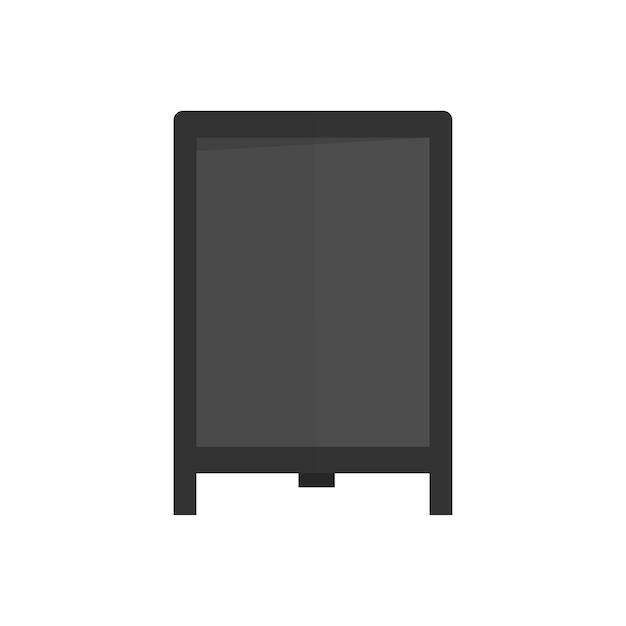 Illustration of blank sign vector