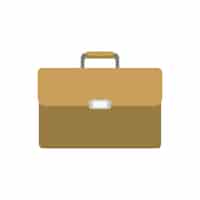 Free vector illustration of briefcase
