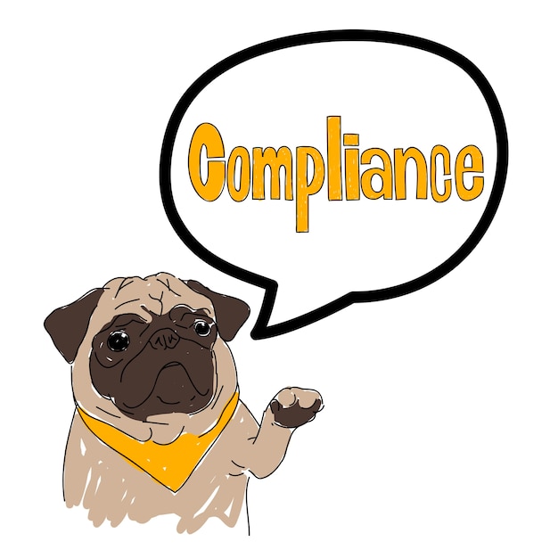 Free vector illustration of business compliance