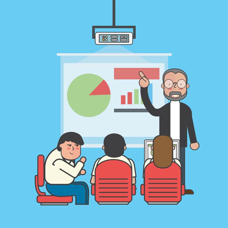 Free Vector illustration of business people avatar