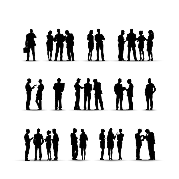 Free Vector illustration of business people