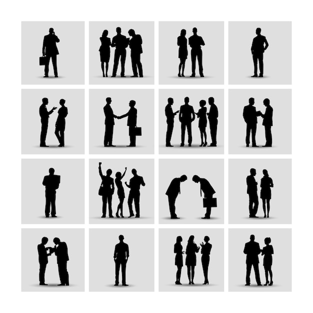 Free vector illustration of business people