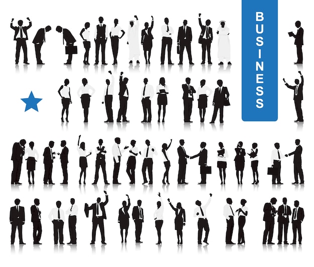 Illustration of business people