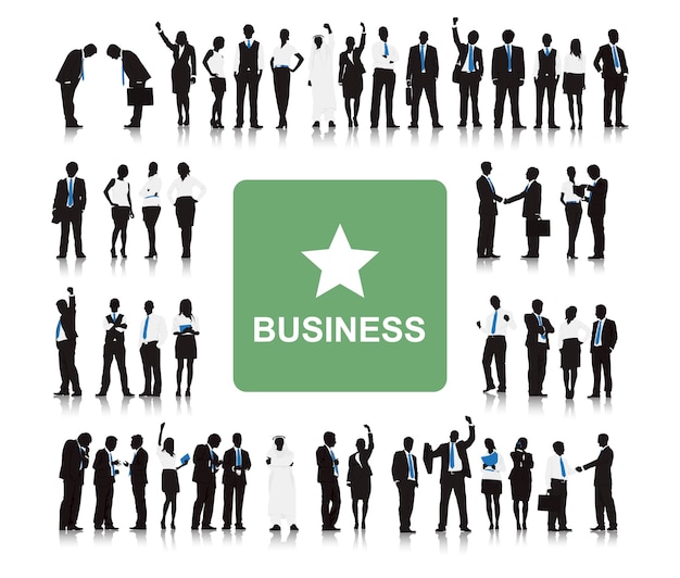 Illustration of business people