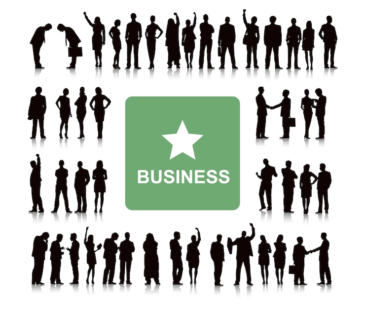 Free Vector illustration of business people